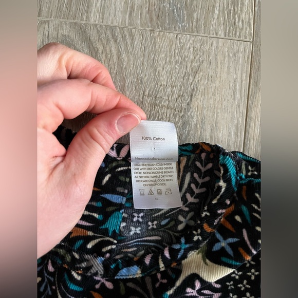 Hanna Andersson Girls Twirl Power Chambray Dress Black Unicorn - Size 12 - Picture 6 of 8